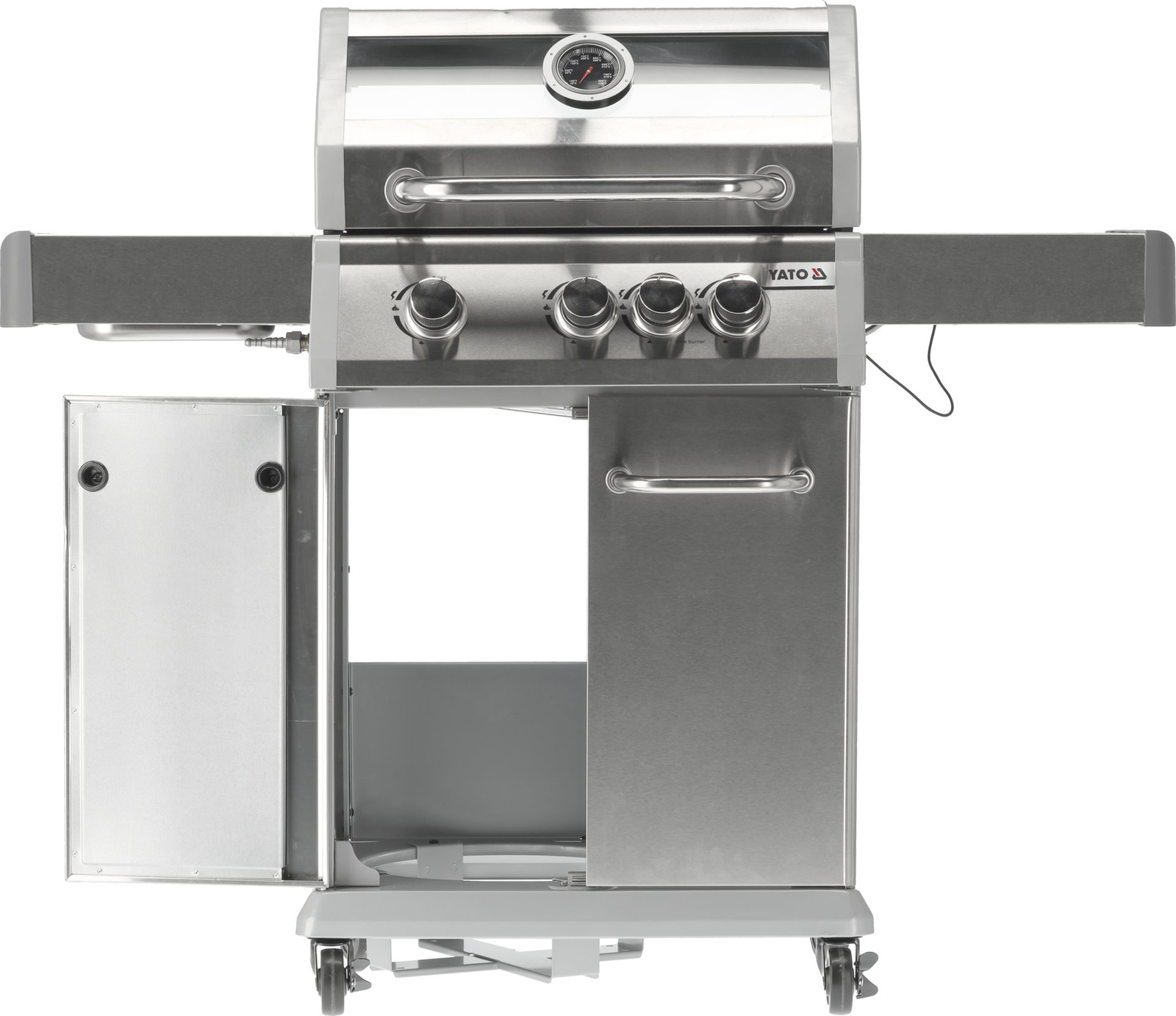 Grătar pe gaz 3+1 | YATO YG-20015
