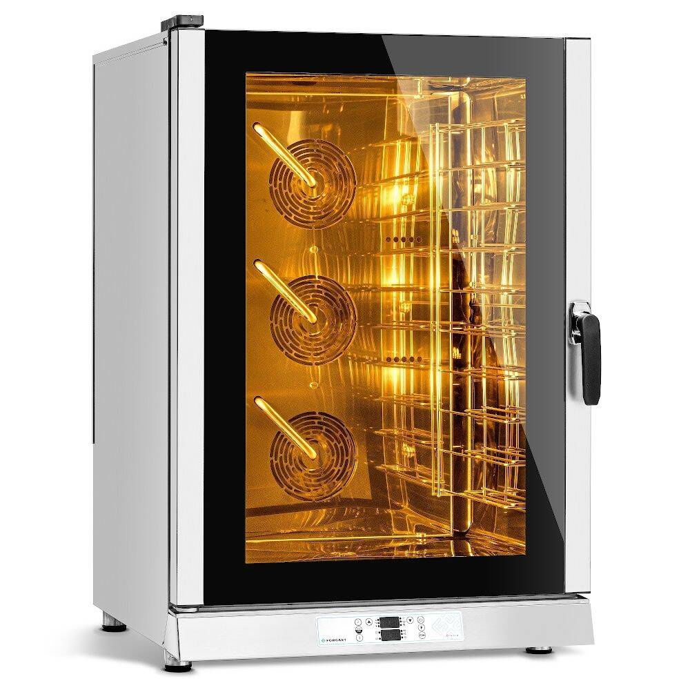Cuptor mixt electric 10 GN 1/1 sau 10 tăvi 60x40 cm, 15.7 kW | FORGAST FG09511