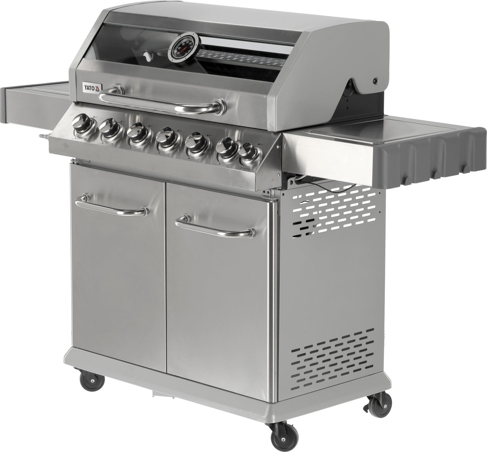 Grătar pe gaz Itami, 7 arzătoare (6+1) | YATO YG-20016