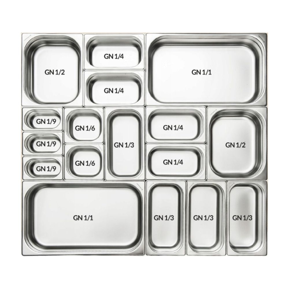 Recipient GN 1/2 adâncime 20 cm din oțel inoxidabil | FORGAST FG04220