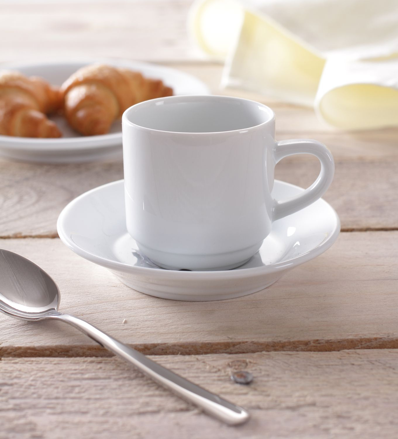 Ceașcă de porțelan OPTIMA - capacitate. 90 ml | HENDI 770900