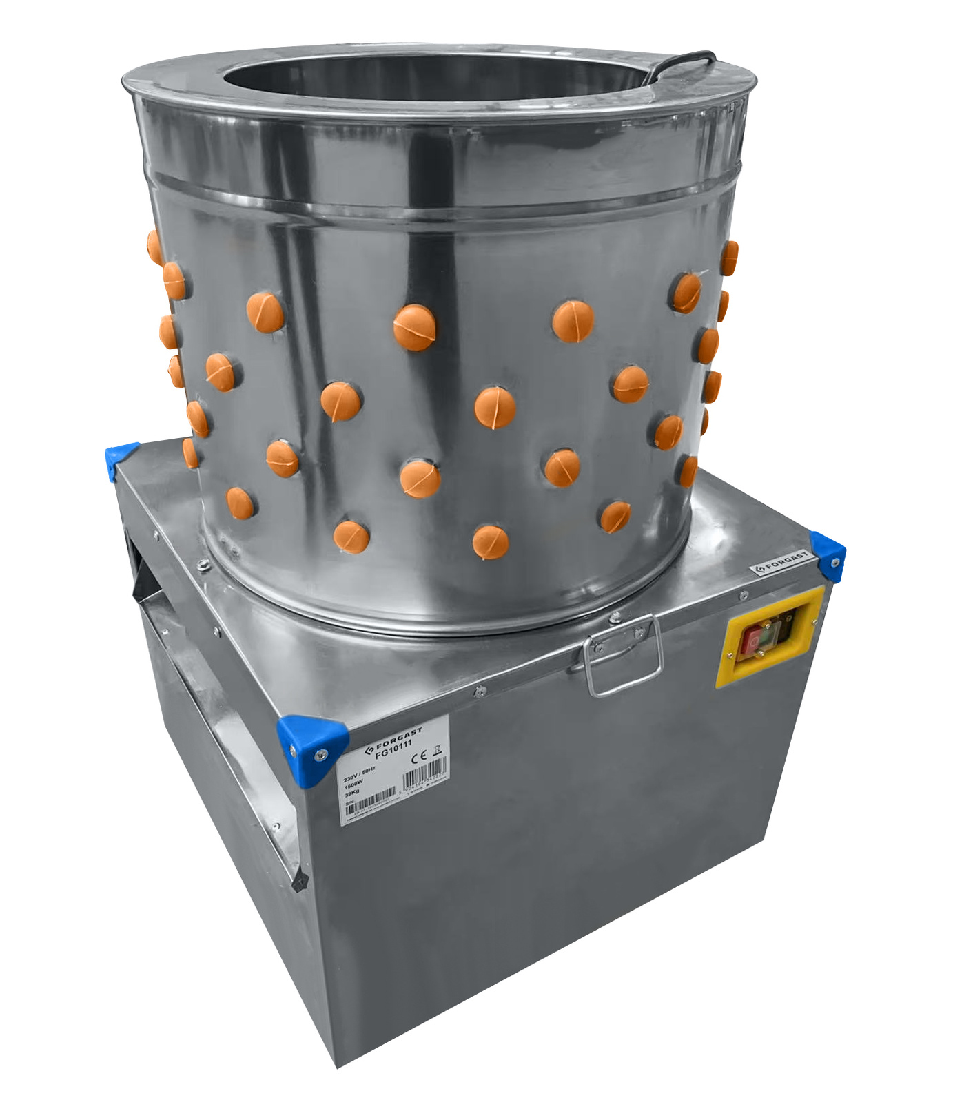 Mașină de jumulit păsări, încărcătură de unică folosință 5 kg, 1,5 kW, 230 V | FORGAST FG10111