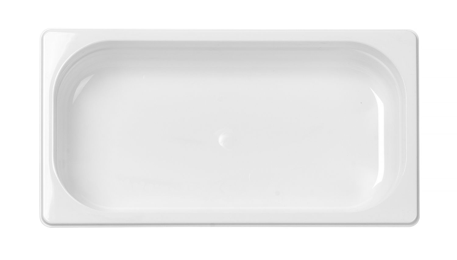 Recipient GN 1/3 adâncime 6,5 cm din policarbonat alb | HENDI 862582