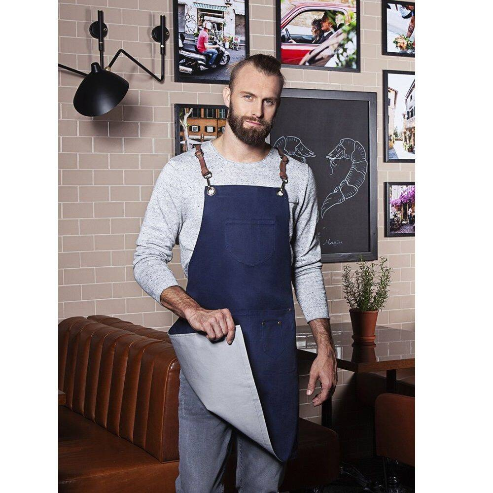 Șorț 2 în 1 Urban X-Style albastru-gri | KARLOWSKY LS 27-59-Stck