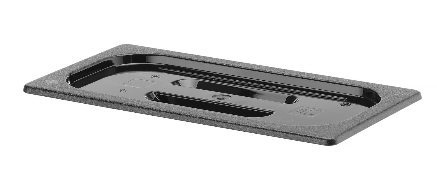 Capac GN 1/3 din policarbonat negru | HENDI 862933