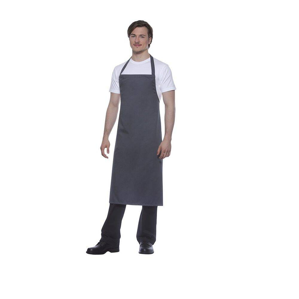 Șorț de bucătărie de bază 75 x 100 cm antracit | KARLOWSKY BLS 3-5-Stck