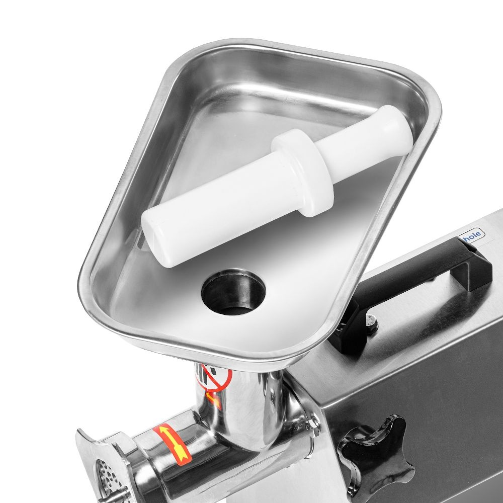 Tocător de carne (tocător de carne) 120 kg/h, 0,75 kW, oțel inoxidabil, 230 V | FORGAST FG10103