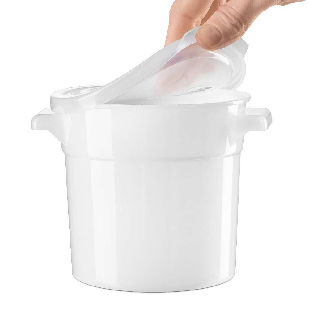 Recipient alimentar rotund fără capac, vol. 1 l | FORGAST FG02811