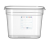 Recipient GN 1/4 ad. 20 cm din polipropilenă HACCP | HENDI 880357