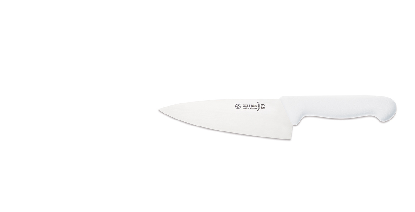 Cuțit de bucătar șef - 16 cm, alb | GIESSER MESSER 8455 16 w