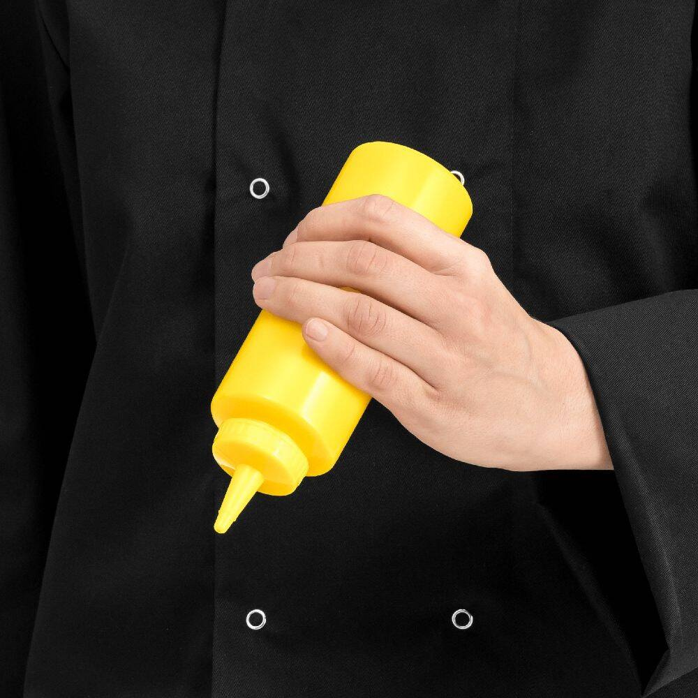 Dozator pentru sosuri din polietilenă 0,35 l, galben | FORGAST FG03221
