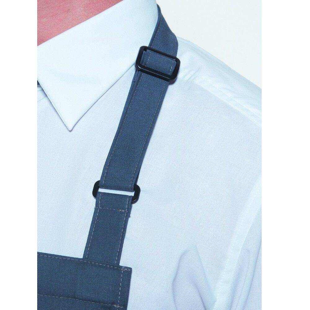 Șorț de bază impermeabil pe bretele cu cataramă 72 x 86 cm antracit | KARLOWSKY BLS 7-5-Stck