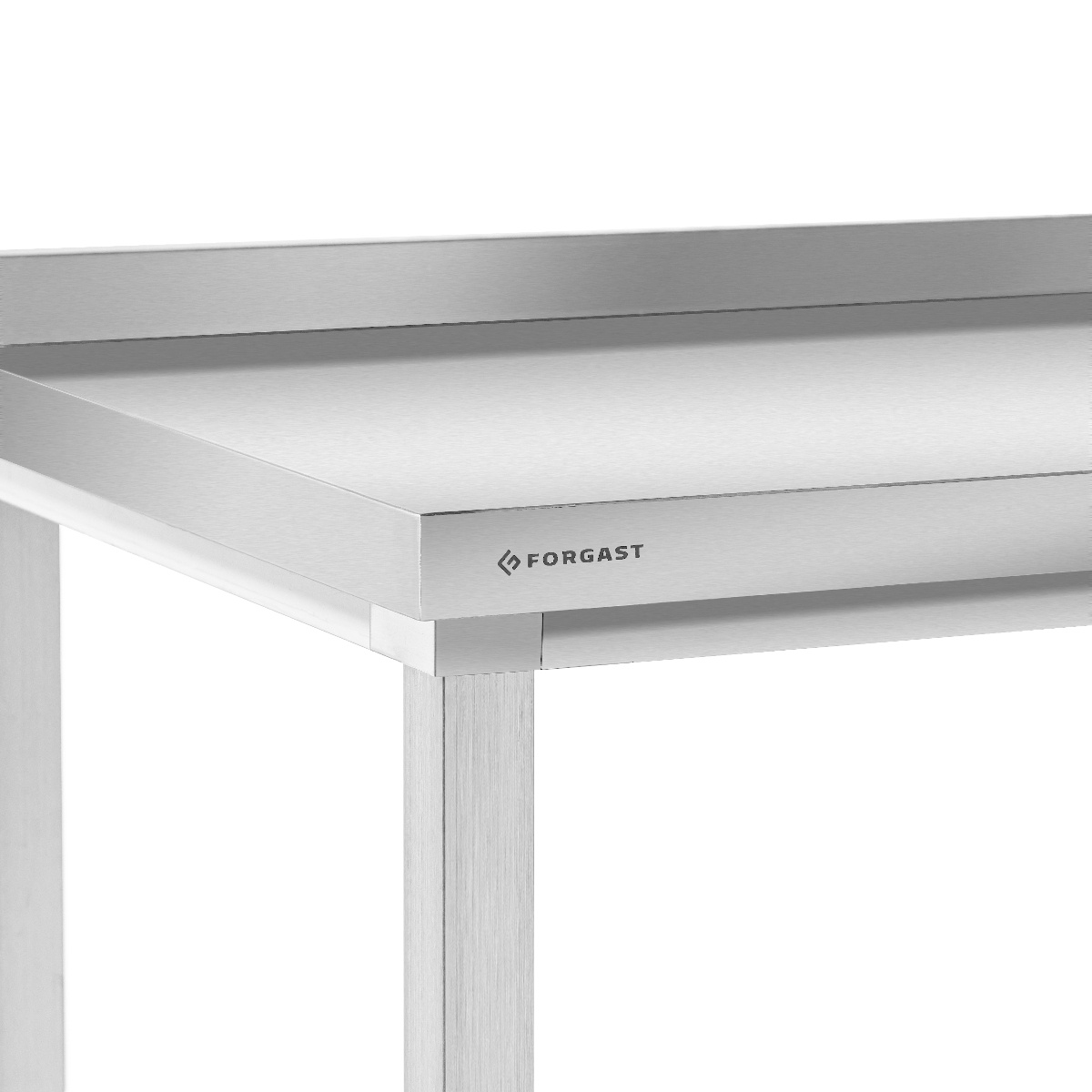 Masă de perete cu raft 80x60x85 cm asamblată cu șuruburi | FORGAST FG15331