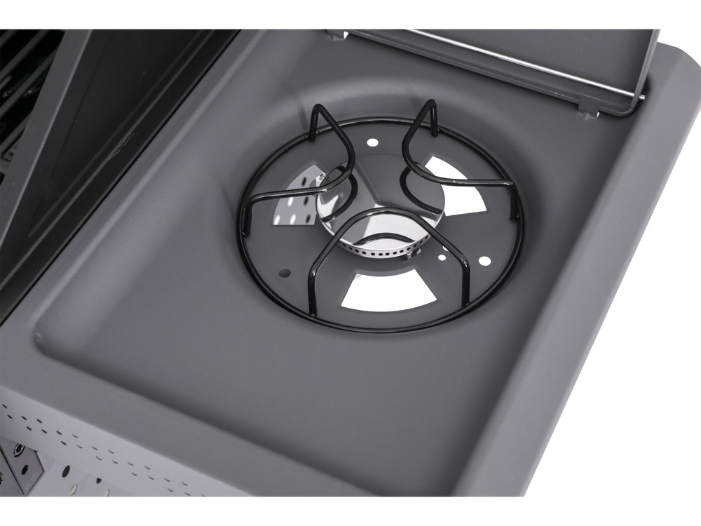 Okaya grătar pe gaz cu sticlă, 5 arzătoare (4+1) | YATO YG-20010