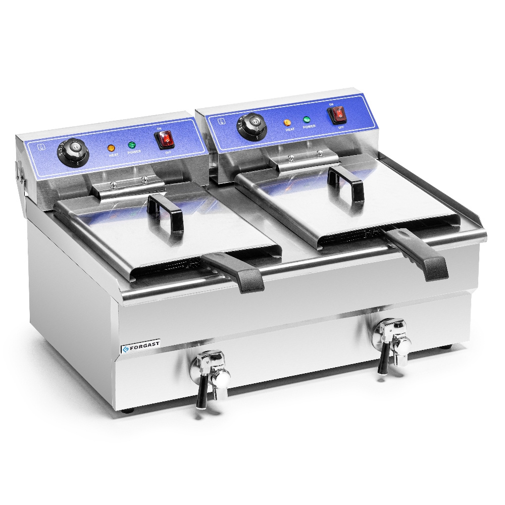 Frigider electric 2x16l cu robinet de scurgere, zonă rece, 10 kW, 230 V | FORGAST FG09016