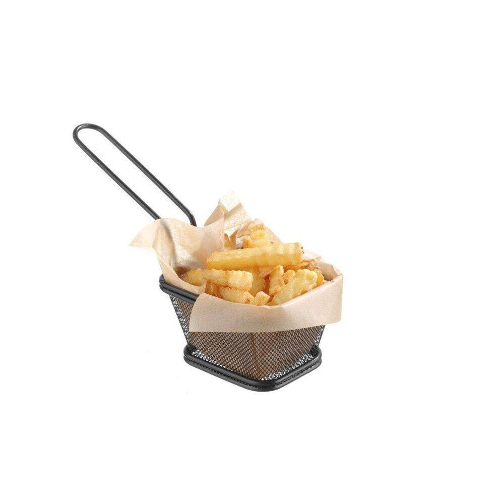 Coș miniatural pentru gustări prăjite 13x11,5 cm | HENDI 425695