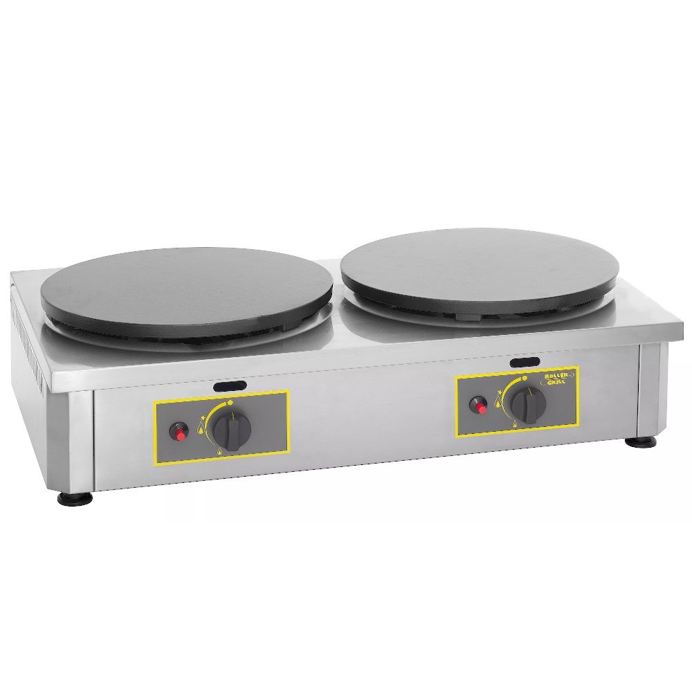 Mașină dublă de clătite cu gaz - 2x35cm | ROLLER GRILL CDG 350