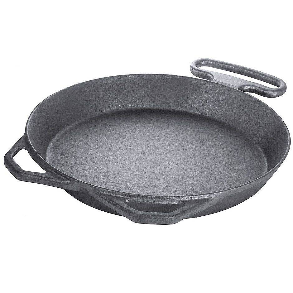 Tigaie de catering din fontă cu mânere, diam. 80 cm | CONTACTO 5091/800