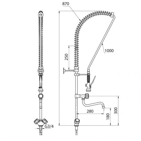 Șaibă cu gura de scurgere | MONOLITH R0101020111