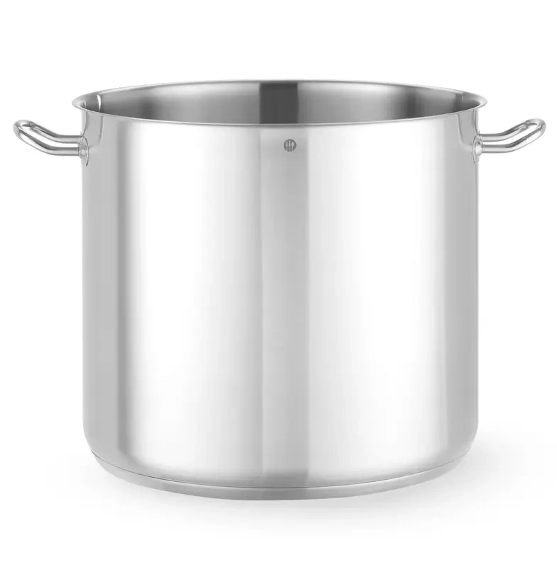 Oală înaltă din oțel inoxidabil fără capac, Kitchen Line, 45 l, diametru 40 cm, înălțime 36 cm | HENDI 837122
