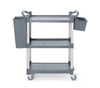 HENDI 810200 Cărucior pentru ospătari din plastic cu 3 rafturi