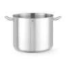Oală înaltă din oțel inoxidabil fără capac, Kitchen Line, capacitate 21 l, diametru 32 cm, înălțime 27 cm | HENDI 837795