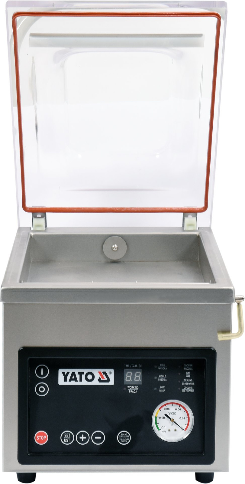 Mașină de ambalare în vid cu cameră lungă. lamele 26 cm | YATO YG-09303