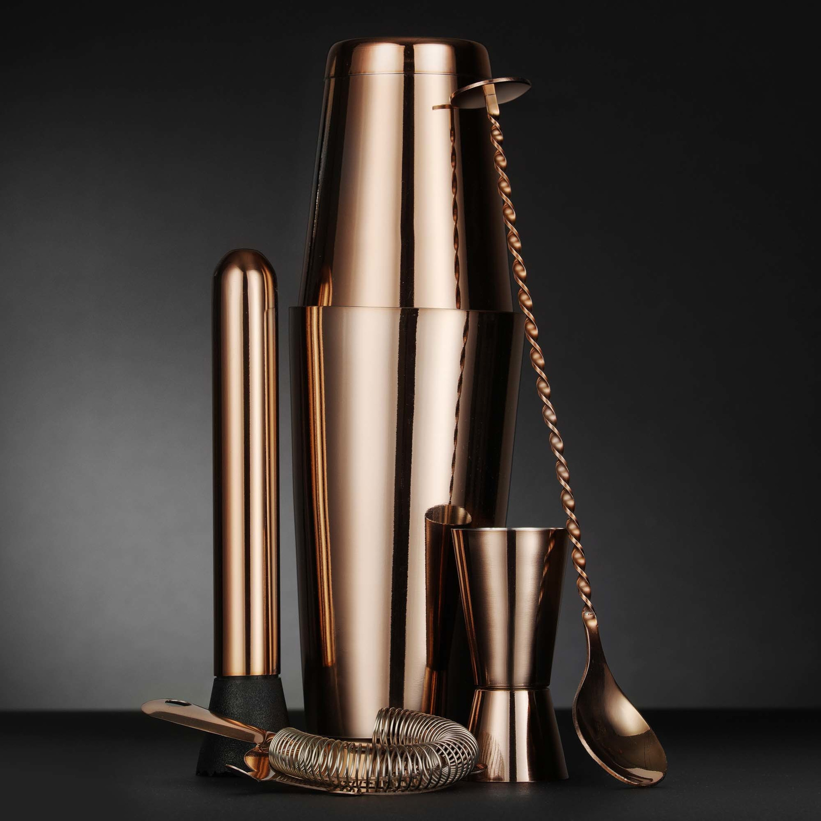 Set barman în tub, cupru | BAR UP 596623