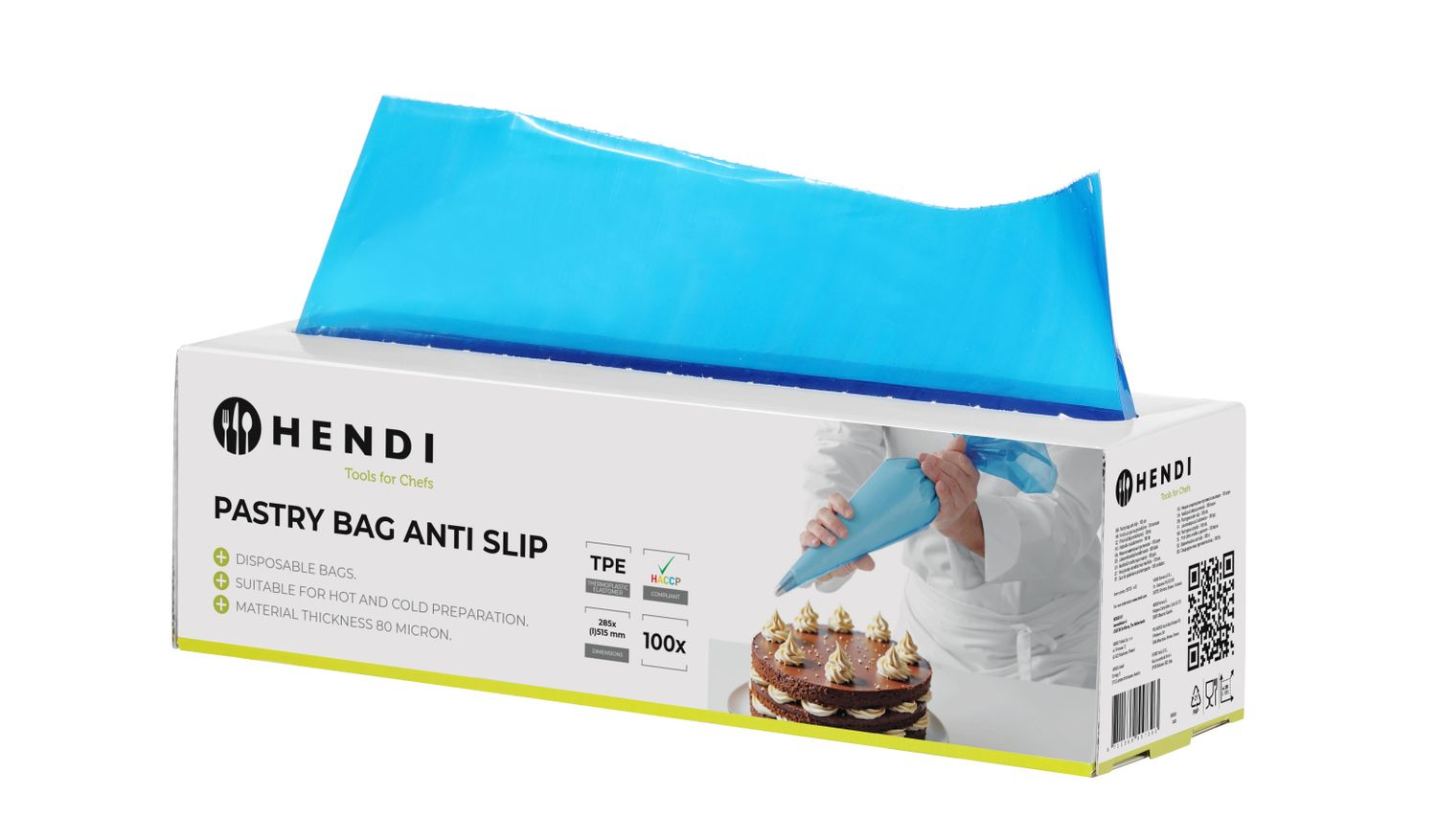 Pungi pentru șprițat antialunecare HACCP | HENDI 557303