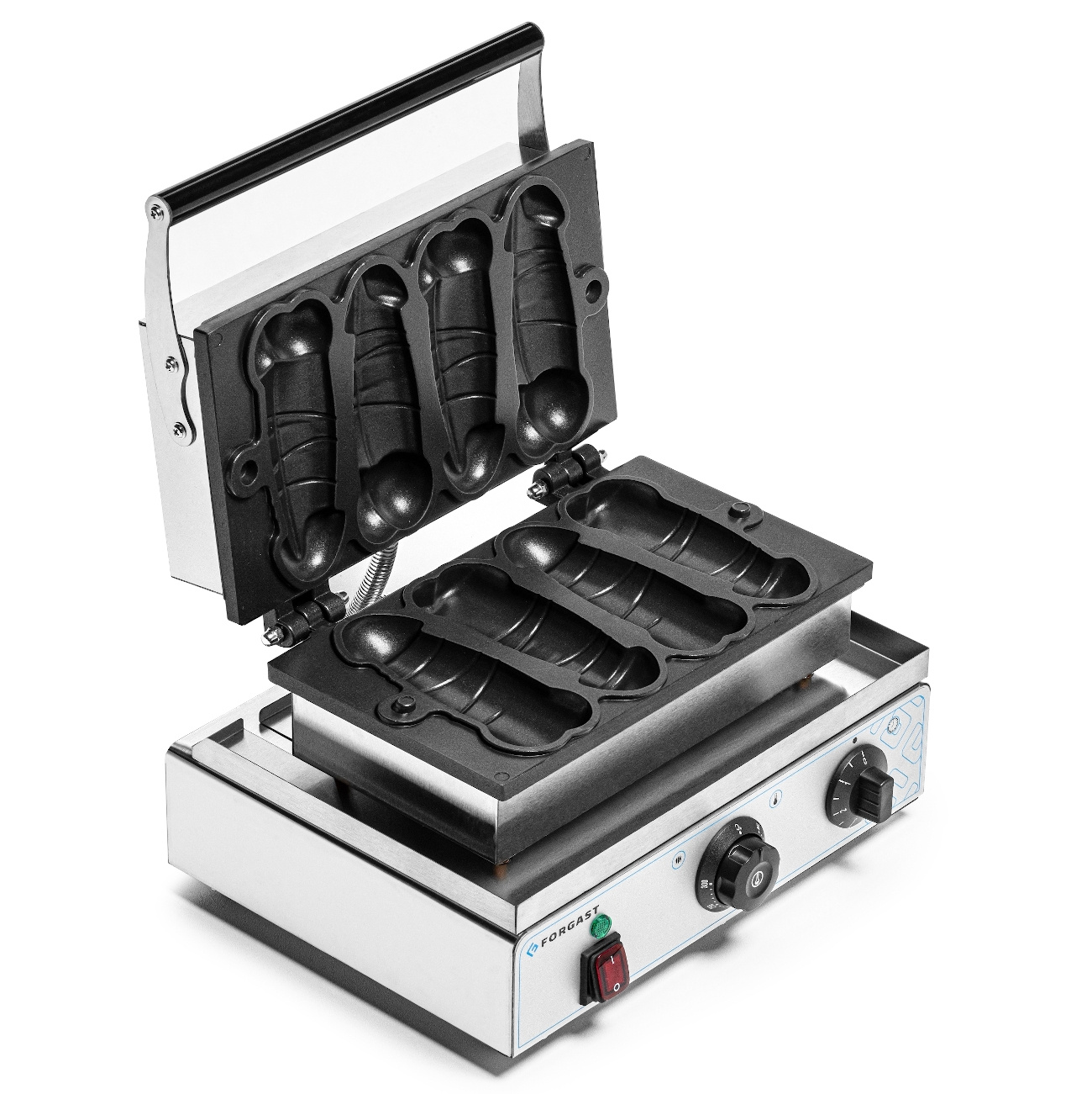 Aparat electric pentru vafe tip P pentru 4 vafe, 1.55 kW, 230 V | FORGAST FG09709