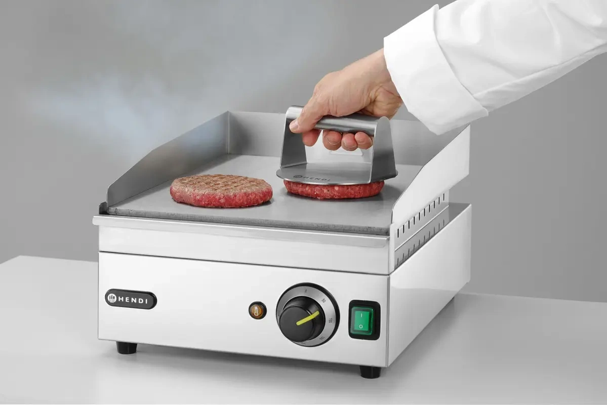 Presă manuală pentru hamburgeri, ⌀160x(H)78 mm | HENDI 513132