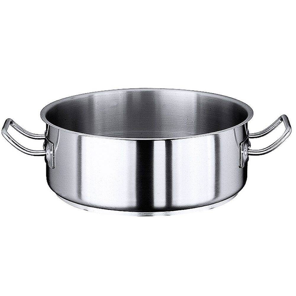 Oală joasă din oțel inoxidabil - capacitate 38 L | CONTACTO 2109/500