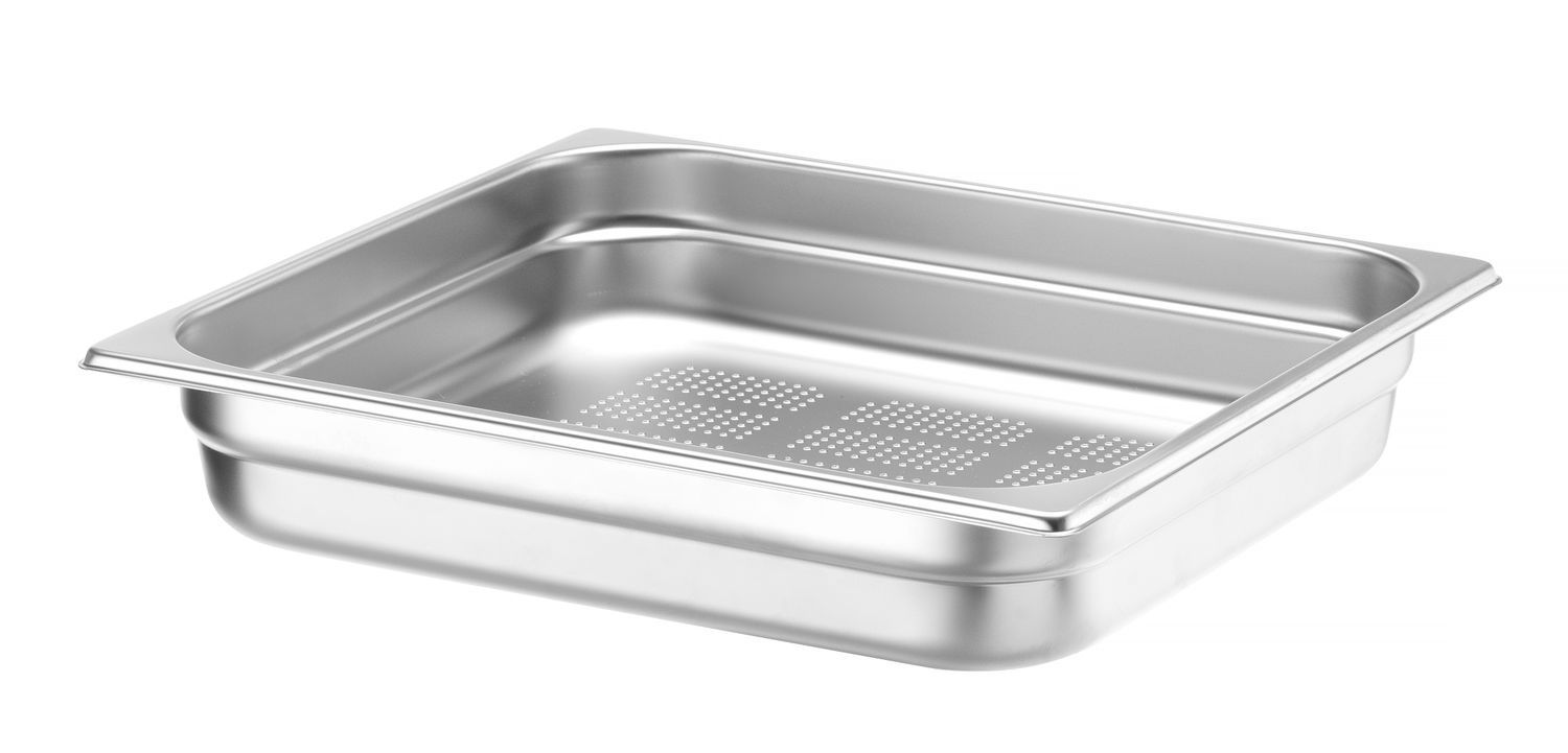 Recipient GN 2/3 adâncime 6,5 cm din oțel inoxidabil PROFI LINE PERFORAT | HENDI 802335