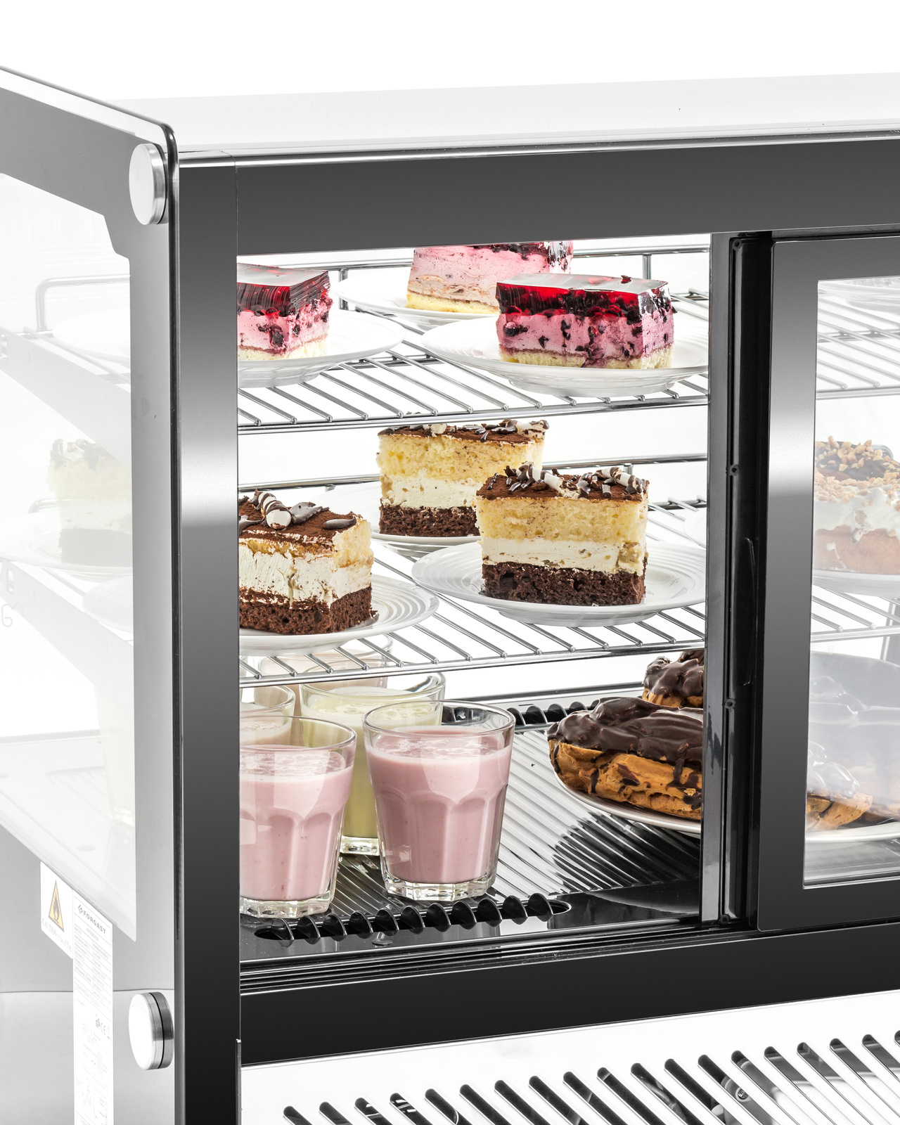 Vitrină frigorifică, vitrată 120 l | FORGAST FG07711