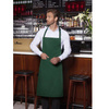 Șorț de bucătărie Basic 75 x 90 cm cu buzunar și cataramă verde pădure | KARLOWSKY BLS 5-32-Stck