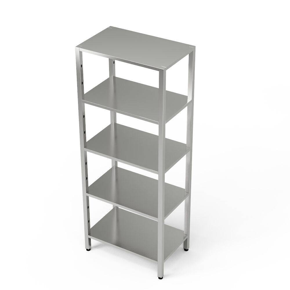 Raft inoxidabil cu 5 rafturi - 3 rafturi reglabile 110x60x180 cm | FORGAST