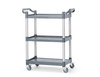 Carucior de ospătar cu 3 rafturi din material plastic | HENDI 810200
