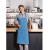 Șorț de bucătar de bază 75 x 90 cm cu buzunar și cataramă turcoaz | KARLOWSKY BLS 5-43-Stck