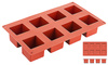 Formă pentru biscuiți cub, din silicon, 8 cavități, 5x5x5 cm | CONTACTO 6644/050