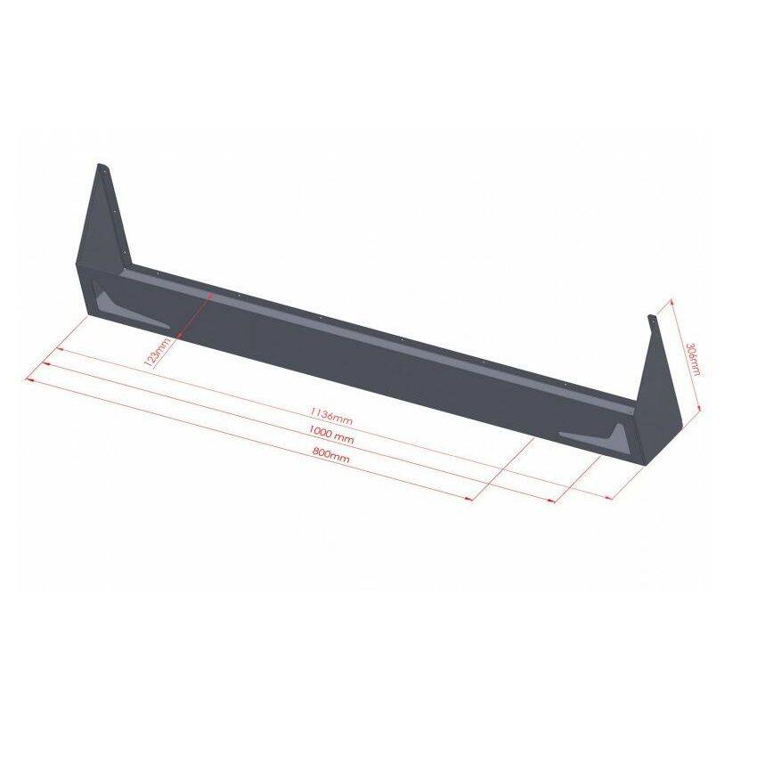 Speedrack simplu (raft) pentru sticle 100x12,3x30,6 cm | FORGAST FG15403