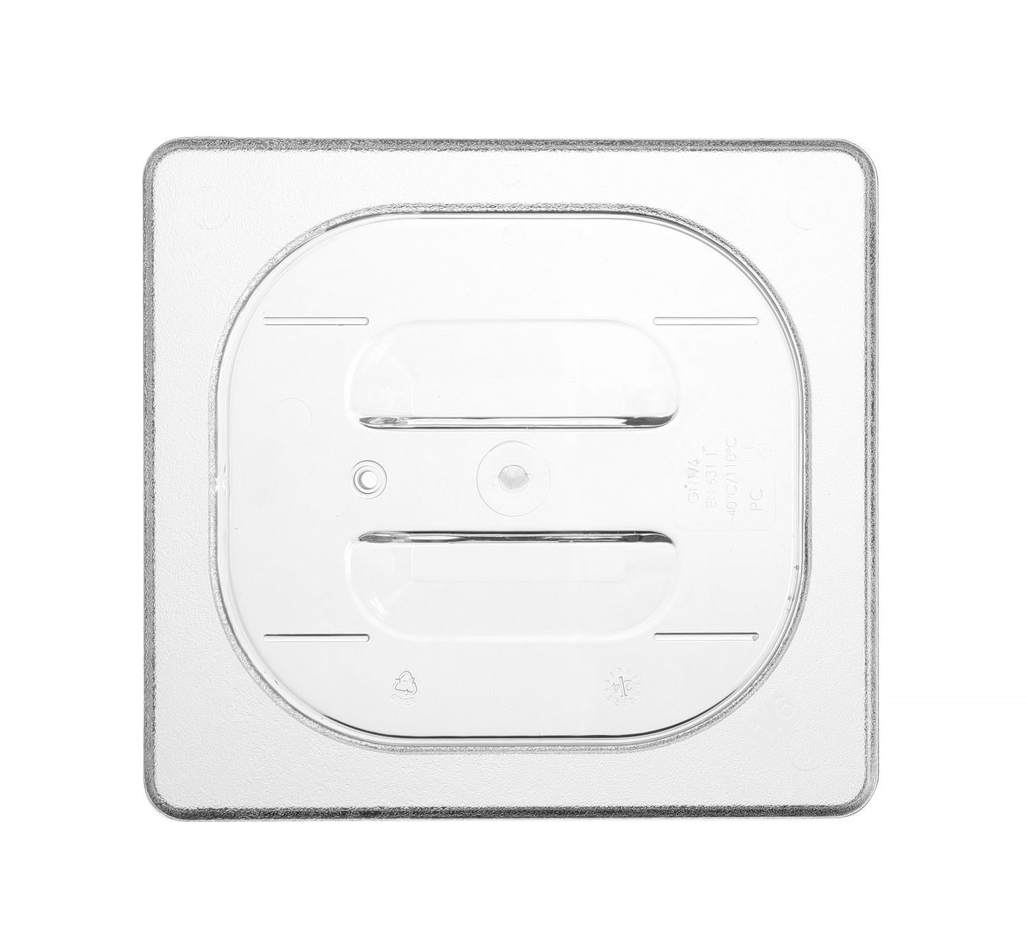 Capac din policarbonat pentru GN 1/6 | HENDI 864159