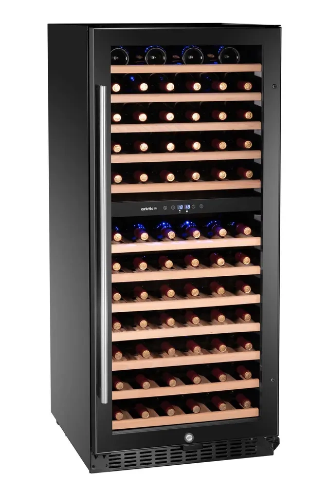 Frigider pentru vin, cu 2 zone, pentru 124 sticle, 265 l | ARKTIC 237120