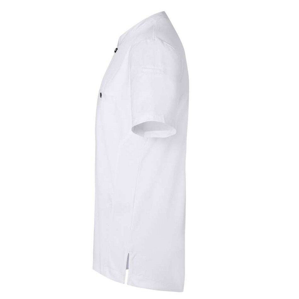Cămașă de bucătar cu mânecă scurtă albă | KARLOWSKY TM 5-3