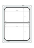 Matriță de sigilare pentru sigilator dublu, 25x19,5 cm | HENDI 805596