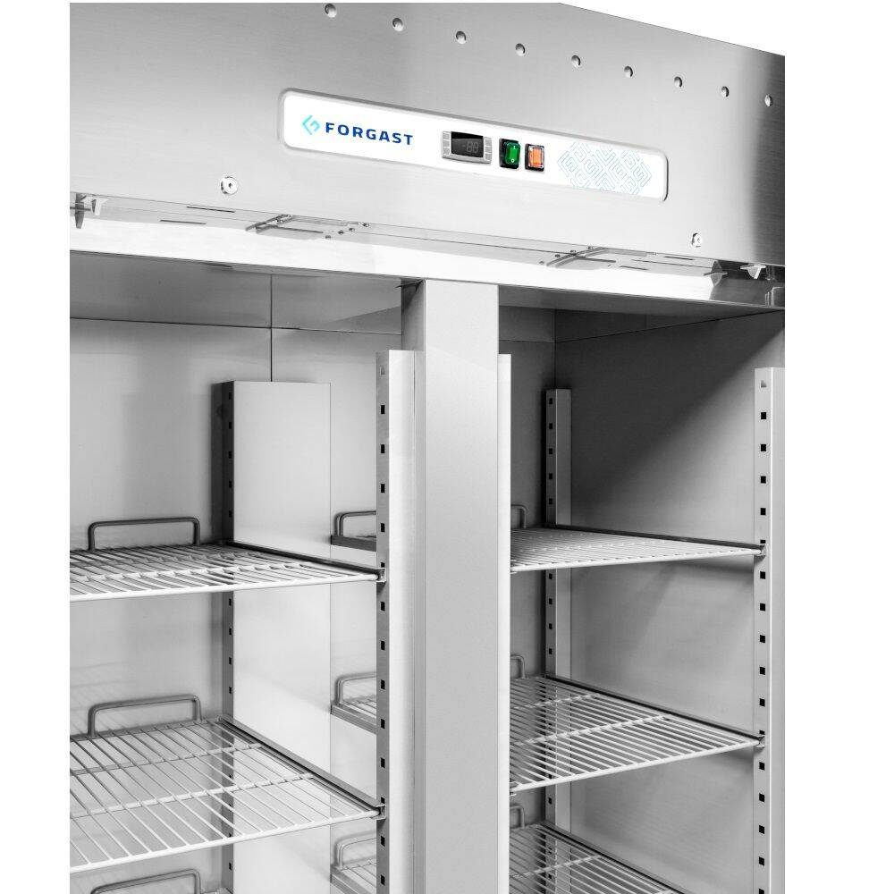 Congelator cu 2 uși GN 2/1 1476 l, oțel inoxidabil FORGAST FG08114