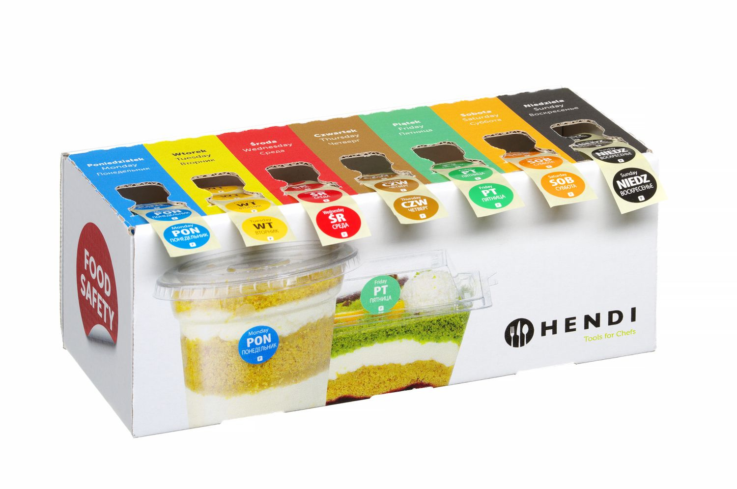 Set etichete Food Safety cu distribuitor | HENDI 850299
