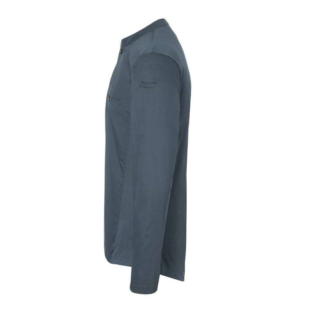 Cămașă de bucătar cu mânecă lungă antracit | KARLOWSKY TM 6-5