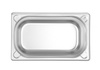 Recipient GN 1/4 adâncime 15 cm din oțel inoxidabil KITCHEN LINE | HENDI 806548