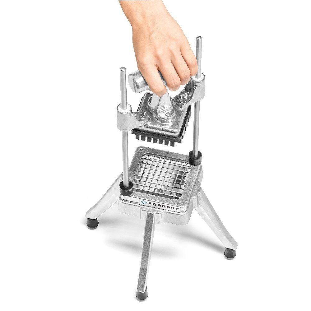 Tocător manual pentru tăiat cuburi, cartofi prăjiți și cartofi, 9x9 mm | FORGAST FG10007