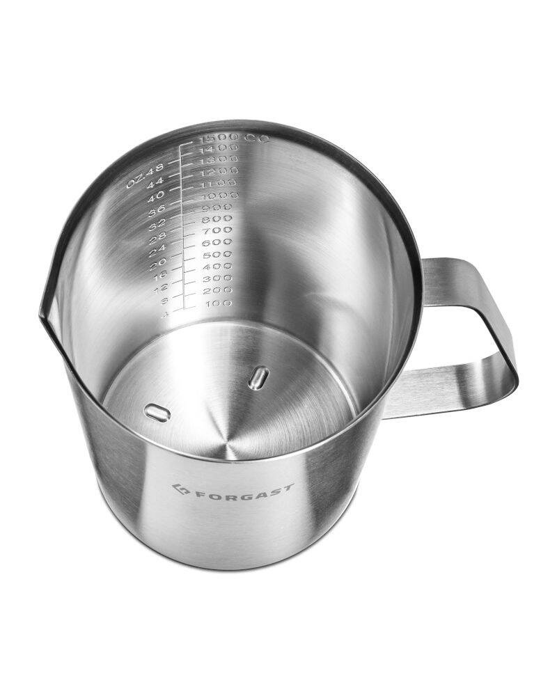 Cană gradată din oțel inoxidabil, capacitate 1,5 l | FORGAST FG11028